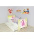 Children Bed PONY Single Bed For Girls Kids with mattress 140x70, drawer +pillow