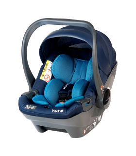 BabySafe York Blue Car Seat with or without ISOFIX Base (i-Size) (0-15 months, 0-13 kg)