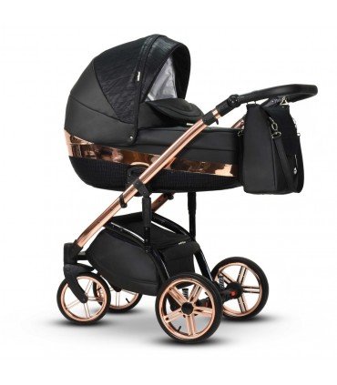 MODO Exclusive Monte Negro Leatherette Travel System 2in1 / 3in1 / 4in1