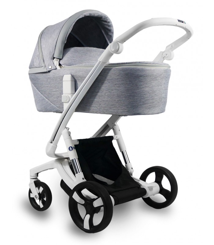Ibebe ISTOP WHITE FRAME IS1 GREY Travel System 2in1 / 3in1 / 4in1