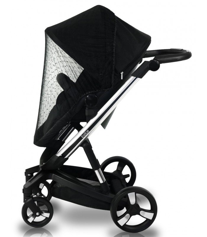 Ibebe ISTOP CHROME FRAME IS7 BLACK Travel System 2in1 / 3in1 / 4in1