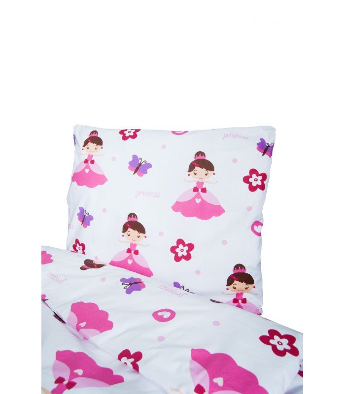 Bedding for children, girls 160x110 cm 4 themes: Butterflies, fairies, princesses, sheep