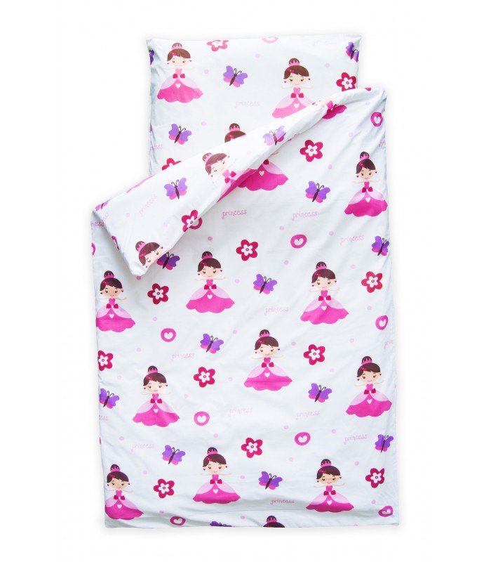 Bedding for children, girls 160x110 cm 4 themes: Butterflies, fairies, princesses, sheep