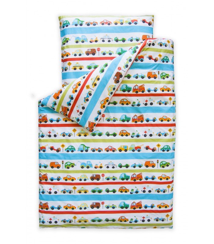 duvet and pillow + bedding for children, various designs 160 cm x 110 cm