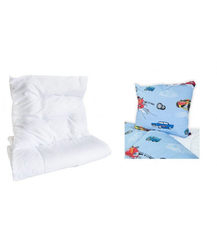 duvet and pillow + bedding for children, various designs 140 cm x 100 cm