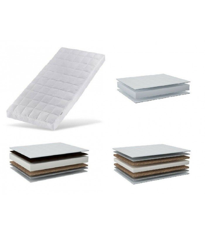 MATELAS Junior mousse 3 tailles 120x60 cm 140x70 cm 160x80 cm