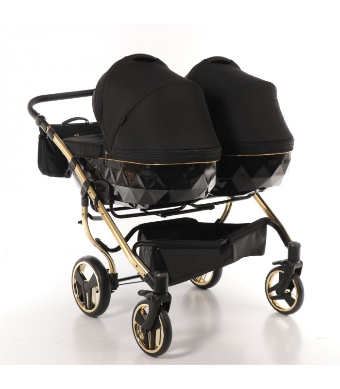 Junama Diamond Duo S Line V3 Black Gold For Twins Travel System 2in1 / 3in1 / 4in1