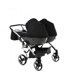 Junama Diamond Duo S Line V3 Grey Black For Twins Travel System 2in1 / 3in1 / 4in1