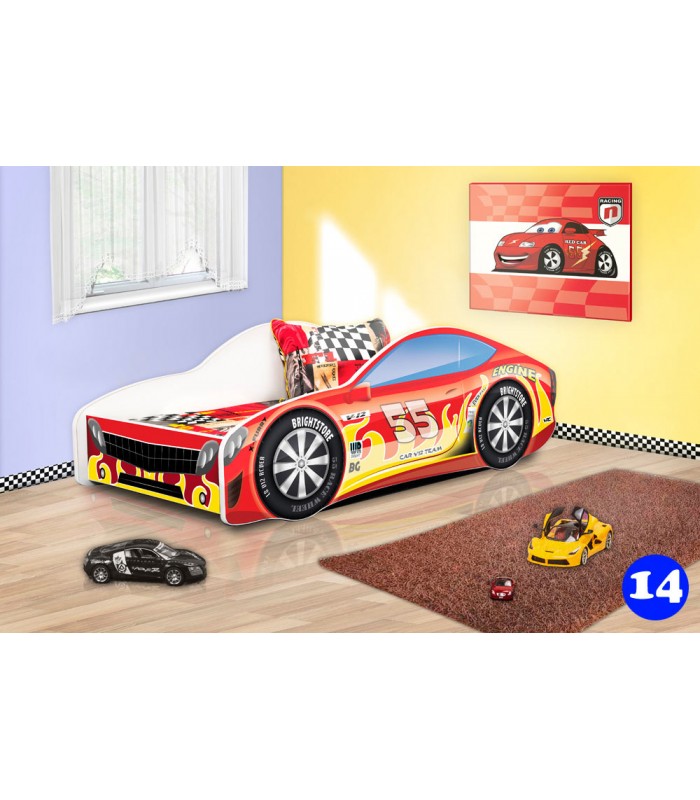 PPG4KIDS Boys Racing Car Bed Type R 14