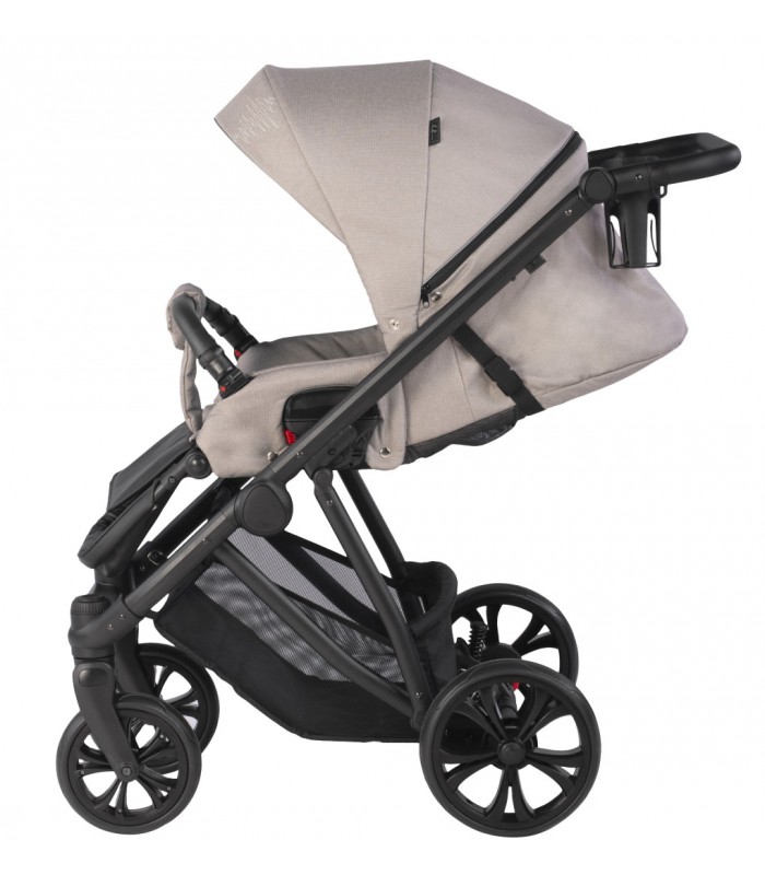 Natoni Baby Joy Pink Stroller - foam wheels