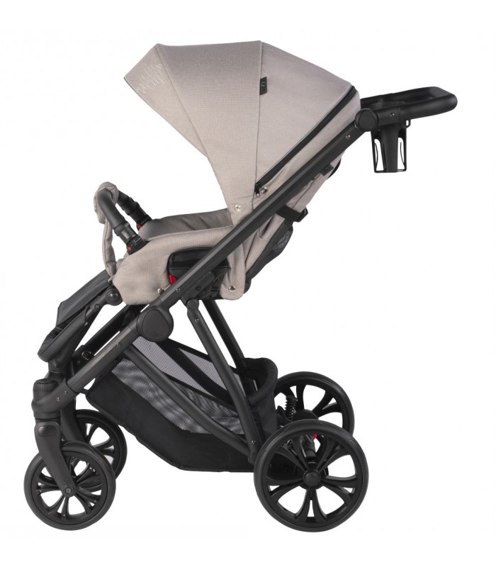 Natoni Baby Joy Pink Stroller - foam wheels