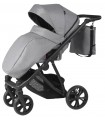 Natoni Baby Joy Grey Stroller - foam wheels