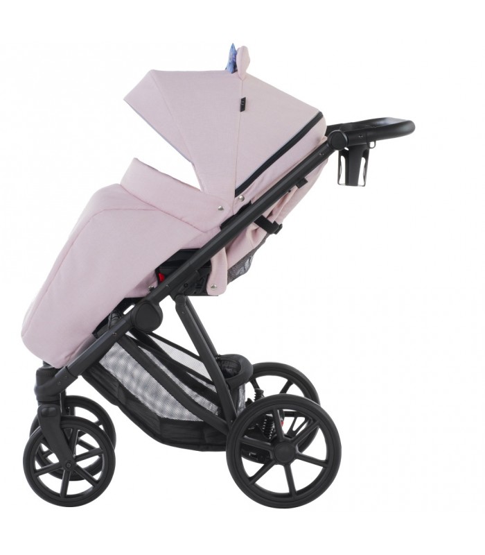 Natoni Baby Premium Joy Pink Poussette - roues de gel