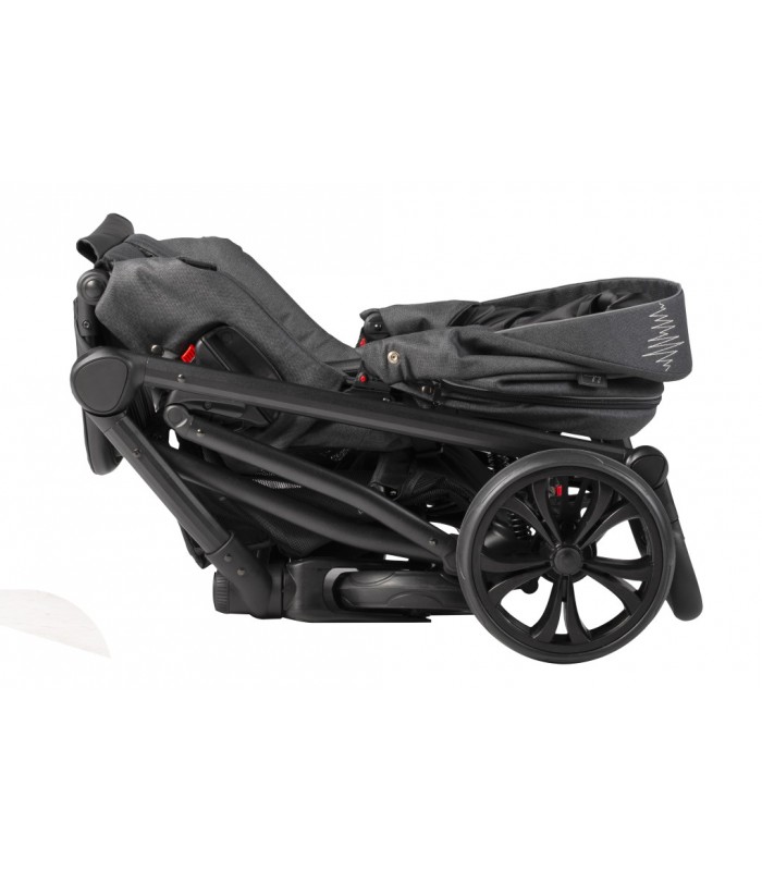 Natoni Baby Joy Pink Stroller - gel wheels