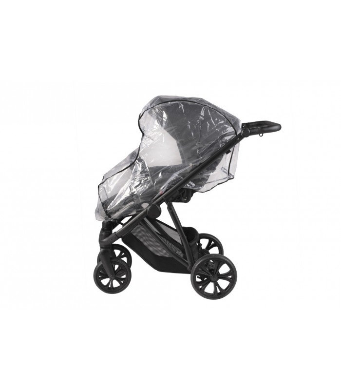 Natoni Baby Joy Dark Grey Stroller - gel wheels