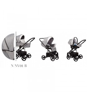 Baby Merc NOVIS NV01 Kunstleder Edition Reisesystem 2in1 / 3in1 / 4in1