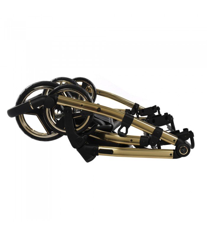 Junama Fluo Individual V3 Satin Gold White Duo For Twins Travel System 2in1 / 3in1 / 4in1