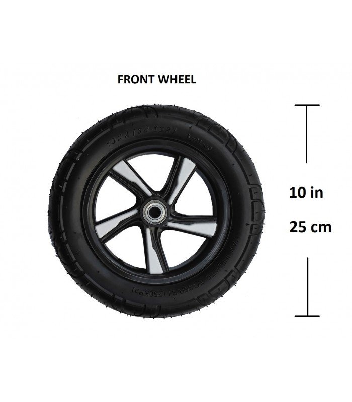 Ersatz-Vorderrad für das Kinderwagen-Reisesystem, 10 inch, 25cm