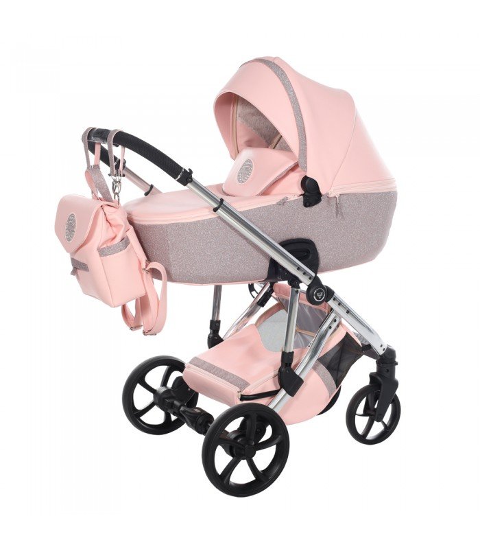 Junama Termo V3 GLITTER ECO 02 Pink + Silver Reisesysteme 2in1 / 3in1 / 4in1