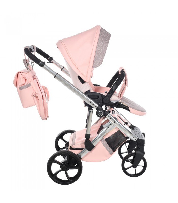 Junama Termo V3 GLITTER ECO 02 Pink + Silver Reisesysteme 2in1 / 3in1 / 4in1