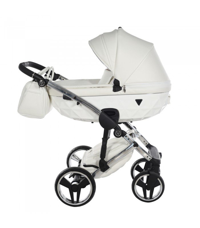 Junama FLUO INDIVIDUAL V3 White Silver 15 Travel System 2in1 / 3in1 / 4in1