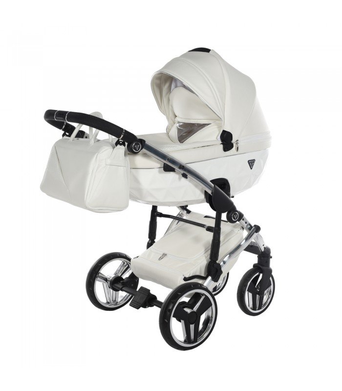 Junama FLUO INDIVIDUAL V3 White Silver 15 Travel System 2in1 / 3in1 / 4in1