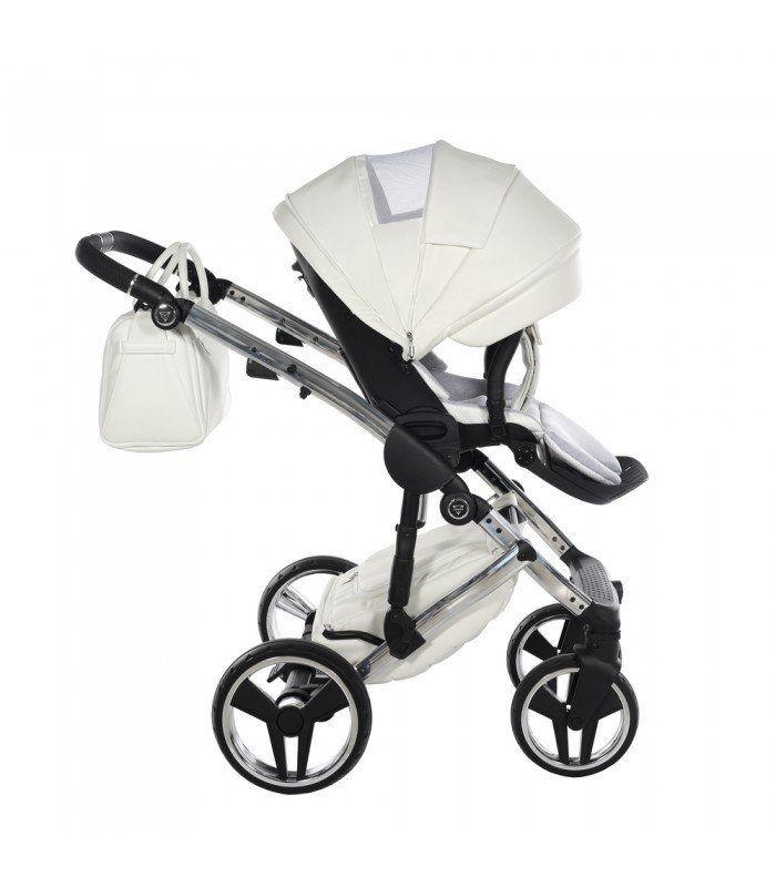 Junama FLUO INDIVIDUAL V3 White Silver 15 Travel System 2in1 / 3in1 / 4in1