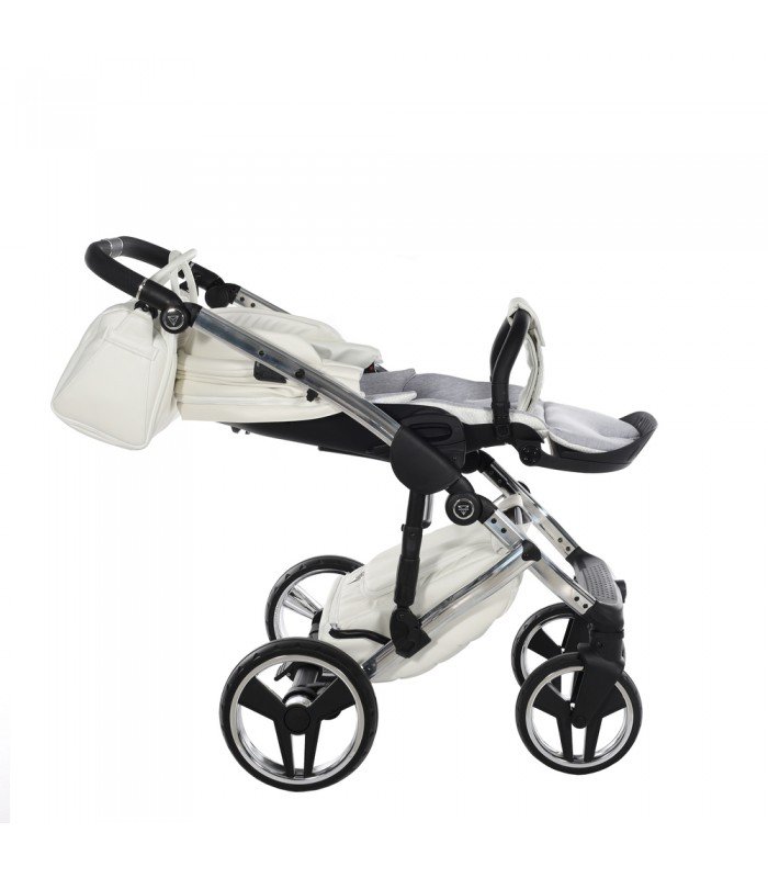 Junama FLUO INDIVIDUAL V3 White Silver 15 Travel System 2in1 / 3in1 / 4in1