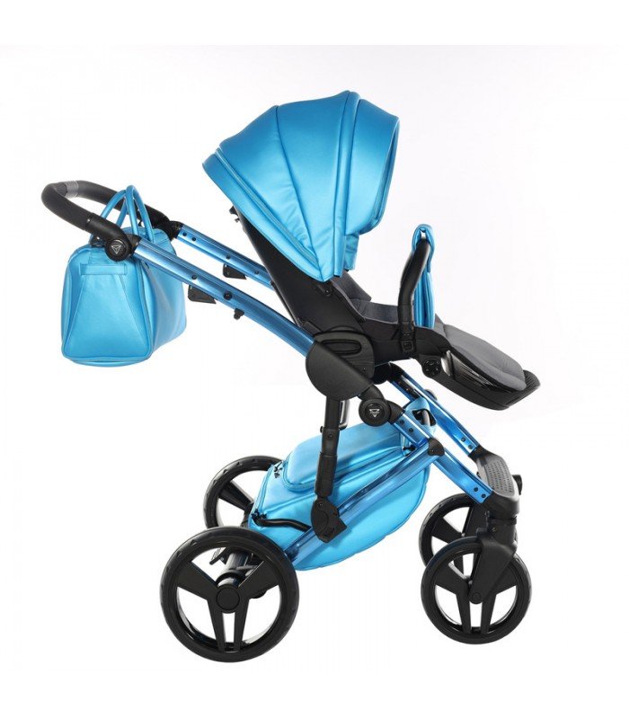 Junama FLUO V3 NEON BLUE 12 Travel System 2in1 / 3in1 / 4in1