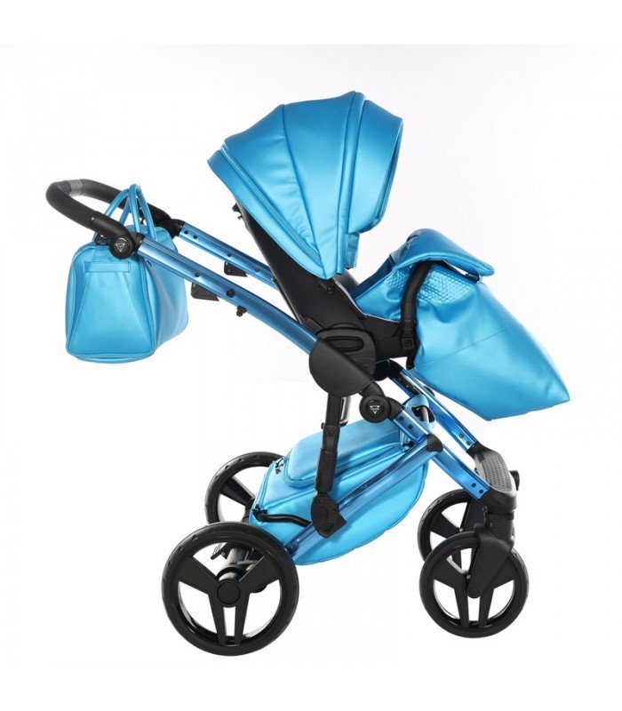 Junama FLUO V3 NEON BLUE 12 Travel System 2in1 / 3in1 / 4in1