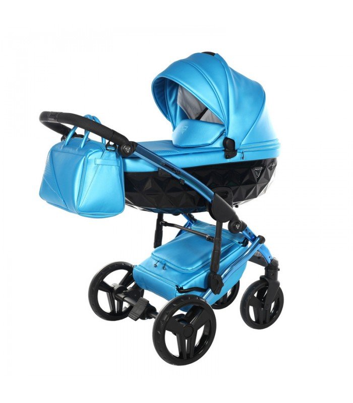 Junama FLUO V3 NEON BLUE 12 Travel System 2in1 / 3in1 / 4in1