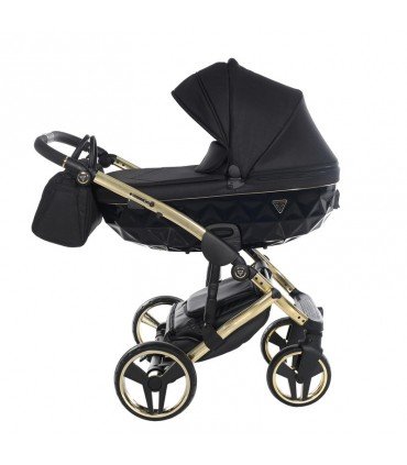 Junama Diamond S Line V3 Black Gold 02 Travel System 2in1 / 3in1 / 4in1