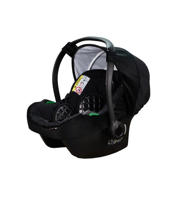 Modo Black Velvet i-Size Baby-Autositz mit oder ohne ISOFIX-Basis (0+, 0-13 kg)