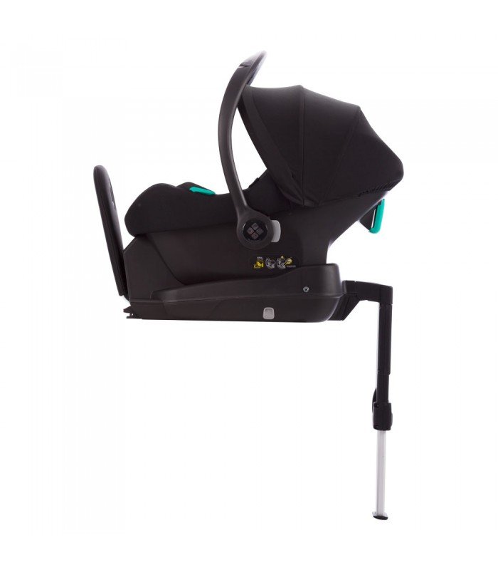 Bebetto Cosmo Black i-Size Baby-Autositz mit oder ohne ISOFIX-Basis (0+, 0-13 kg)