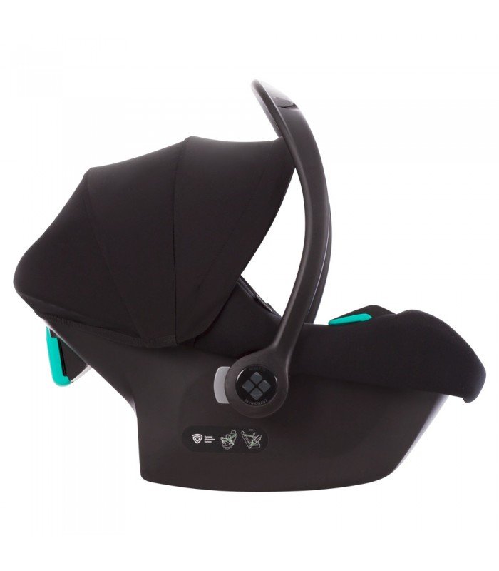 Bebetto Cosmo Black i-Size Baby-Autositz mit oder ohne ISOFIX-Basis (0+, 0-13 kg)