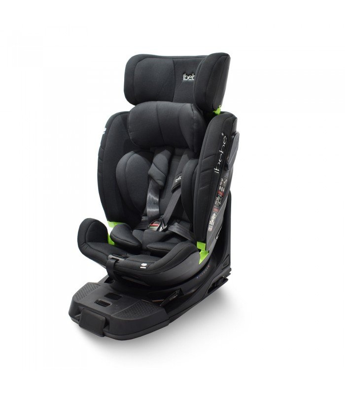 Car Seat Ibebe SAFE SEAT 360 Swivel Beige with ISOFIX Base (0-12 years, 0-36 kg)