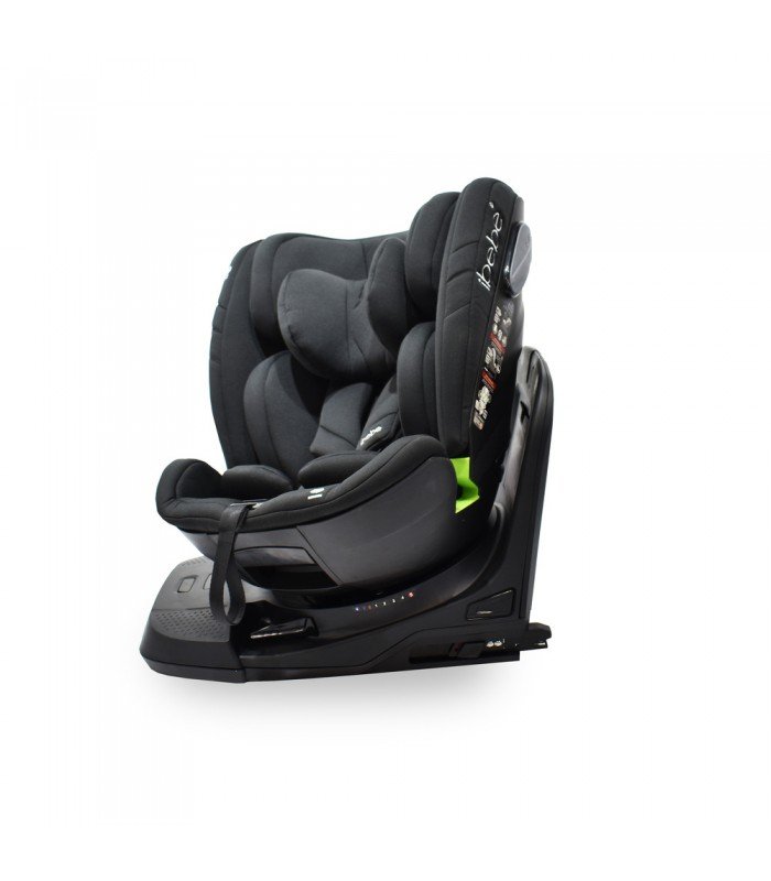 Siège auto Ibebe SAFE SEAT 360° pivotant Black avec base ISOFIX (0-12 years, 0-36 kg)