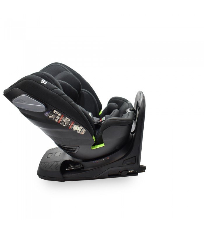 Siège auto Ibebe SAFE SEAT 360° pivotant Black avec base ISOFIX (0-12 years, 0-36 kg)