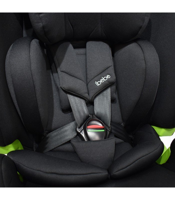 Siège auto Ibebe SAFE SEAT 360° pivotant Black avec base ISOFIX (0-12 years, 0-36 kg)