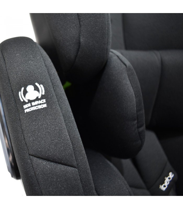 Autositz Ibebe SAFE SEAT 360° drehbar Black mit ISOFIX-Basis (0-12 years, 0-36 kg)