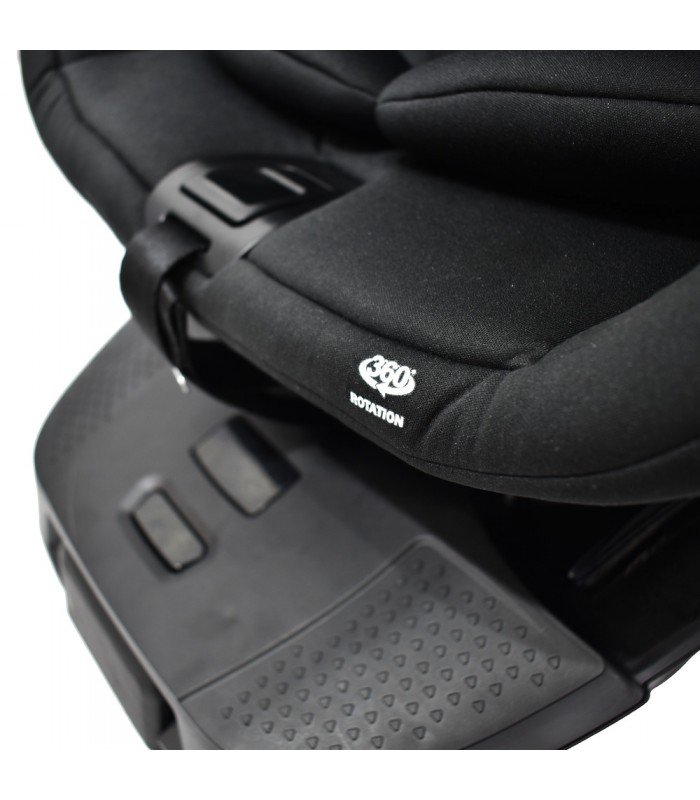 Autositz Ibebe SAFE SEAT 360° drehbar Black mit ISOFIX-Basis (0-12 years, 0-36 kg)