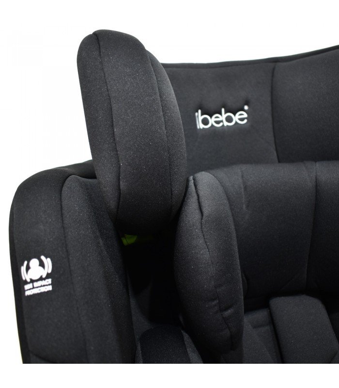 Siège auto Ibebe SAFE SEAT 360° pivotant Black avec base ISOFIX (0-12 years, 0-36 kg)