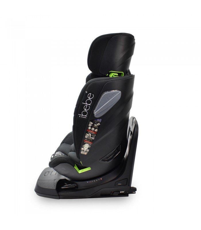 Autositz Ibebe SAFE SEAT 360° drehbar Black mit ISOFIX-Basis (0-12 years, 0-36 kg)