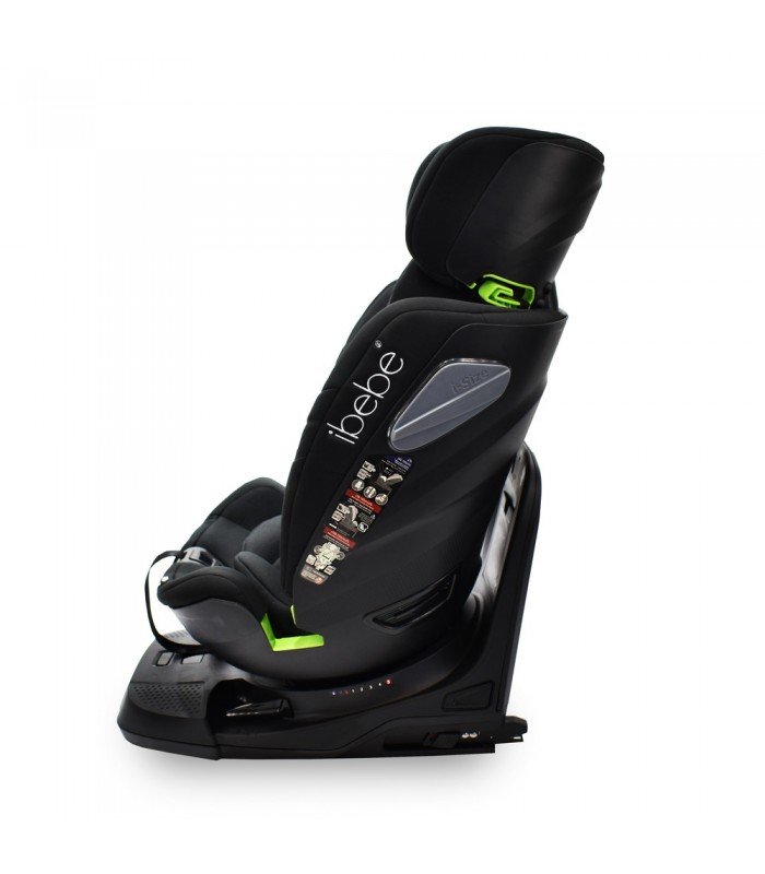 Autositz Ibebe SAFE SEAT 360° drehbar Black mit ISOFIX-Basis (0-12 years, 0-36 kg)