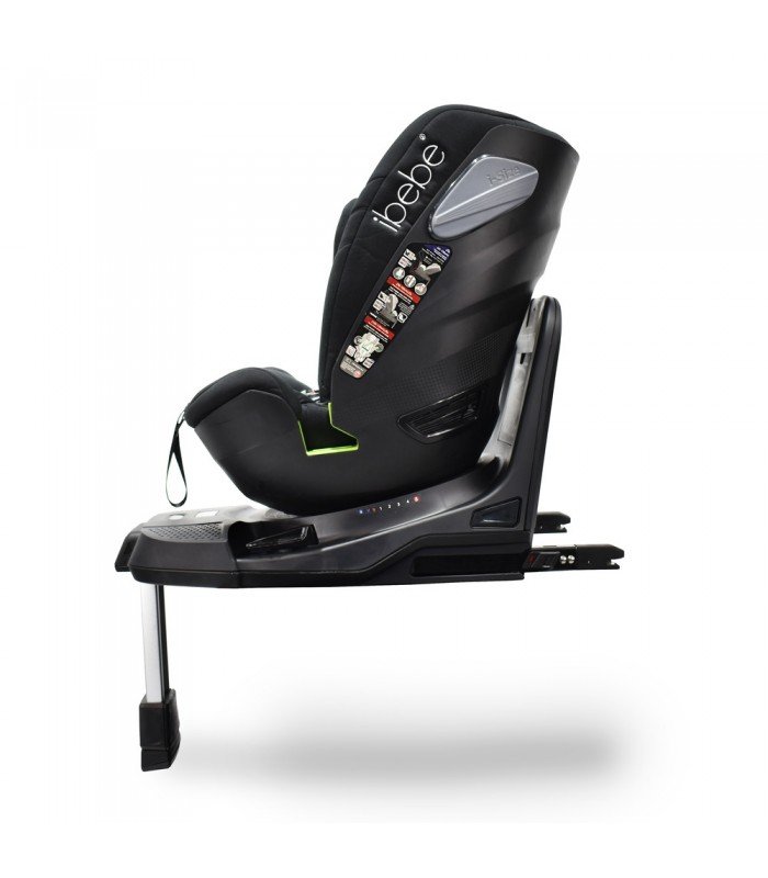 Autositz Ibebe SAFE SEAT 360° drehbar Black mit ISOFIX-Basis (0-12 years, 0-36 kg)