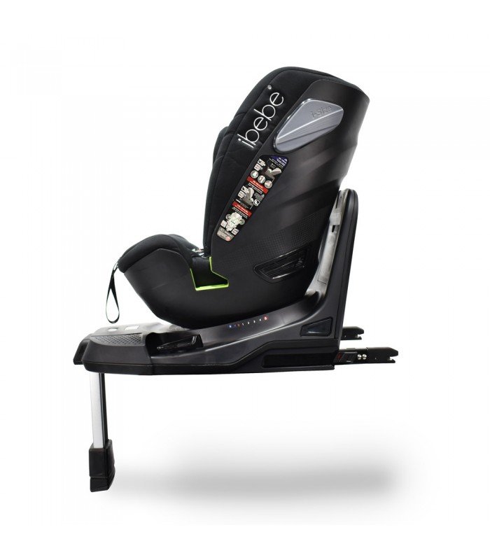 Siège auto Ibebe SAFE SEAT 360° pivotant Black avec base ISOFIX (0-12 years, 0-36 kg)