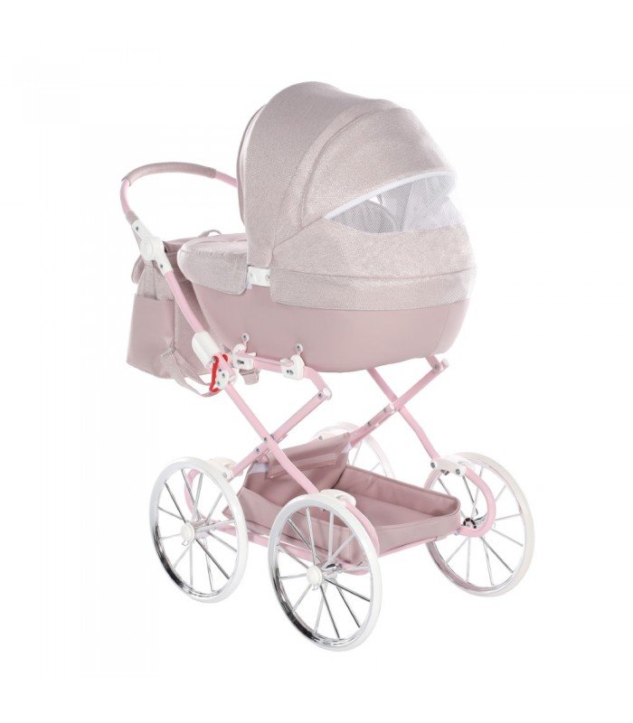 Mini Dolce Dolls Pram by Junama Pink