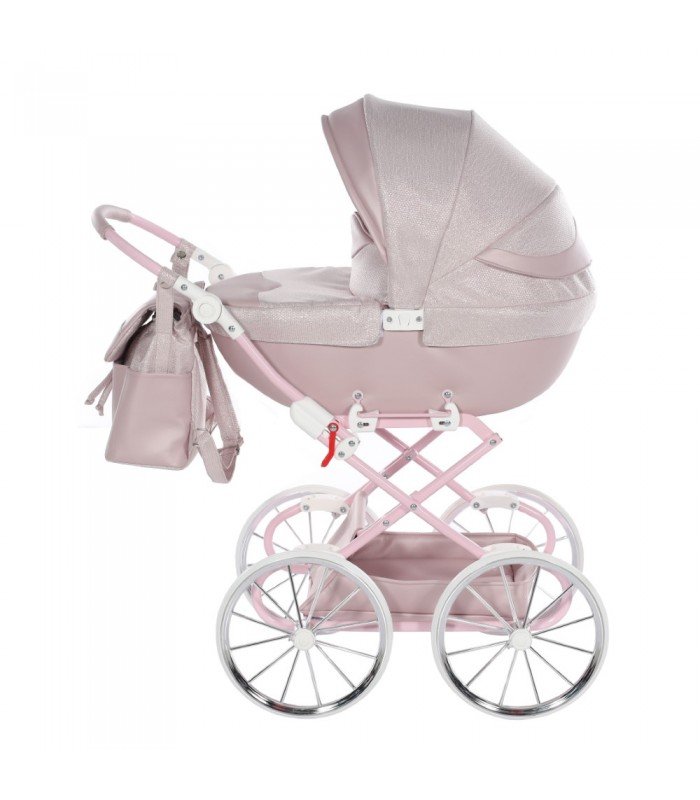 Mini Dolce Dolls Pram by Junama Pink