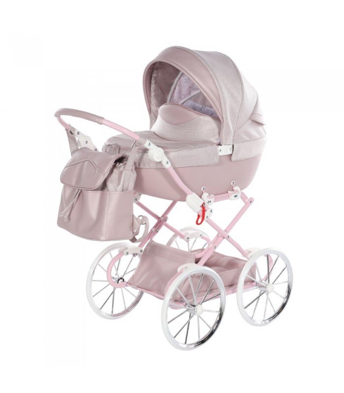 Mini Dolce Dolls Pram by Junama Pink