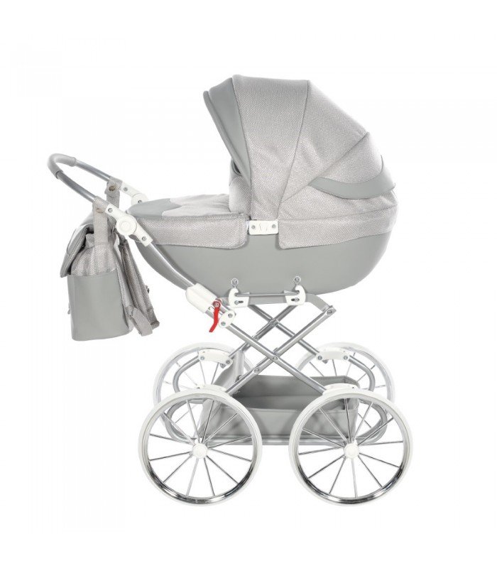 Mini Dolce Dolls Pram by Junama Silver